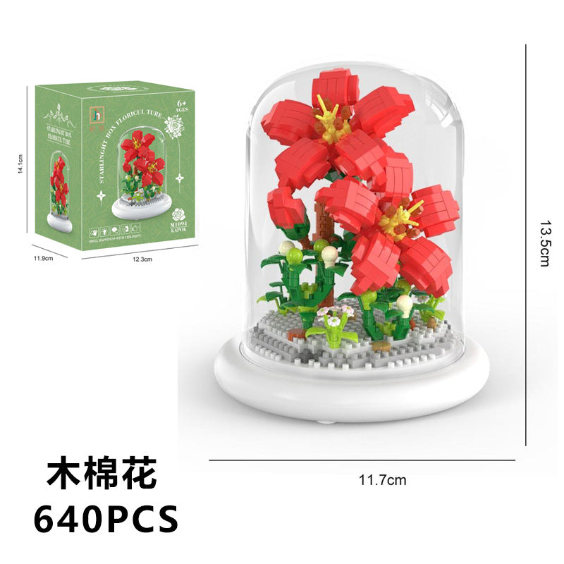 Sunflower Building Block Display Dome