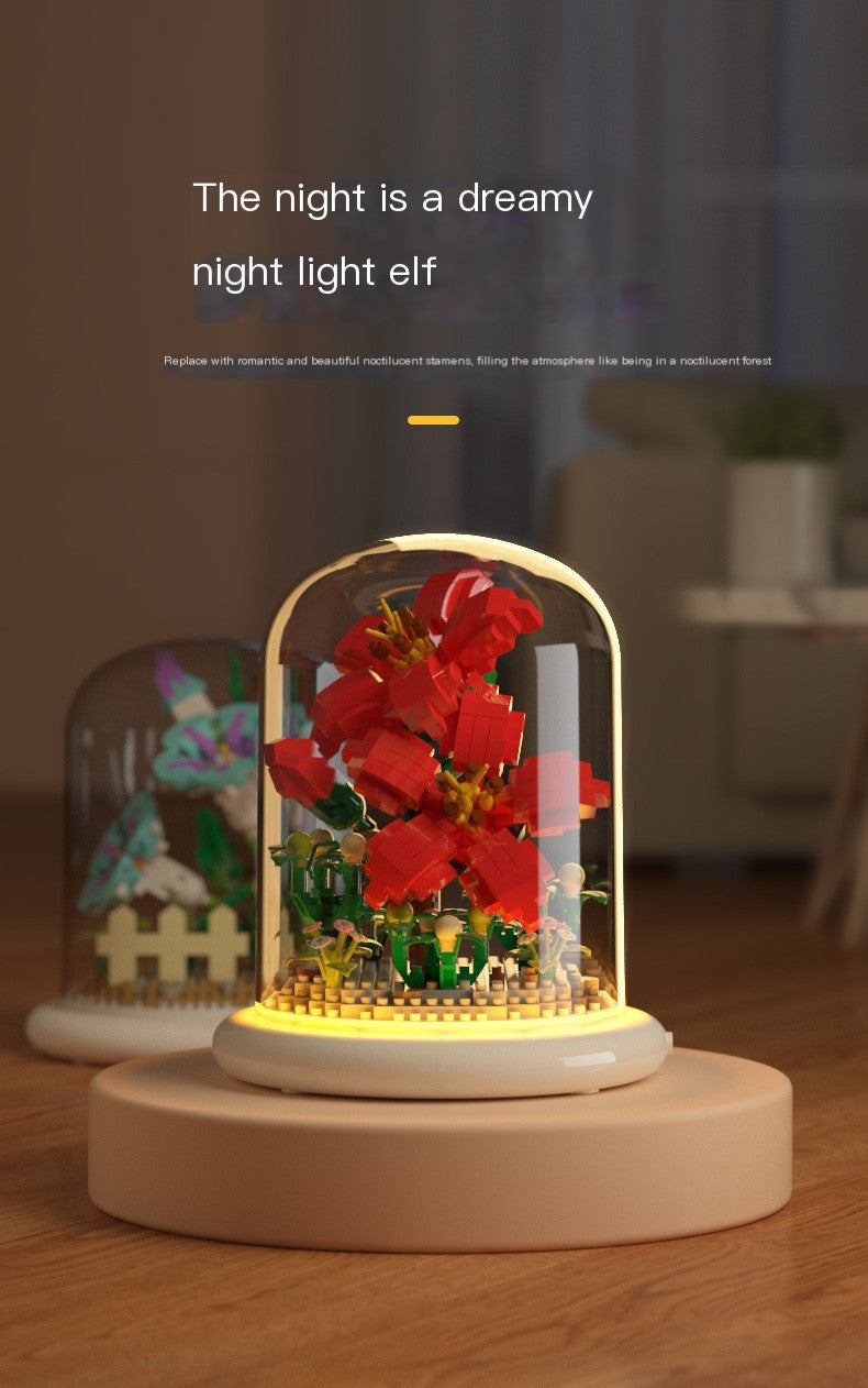 Sunflower Building Block Display Dome