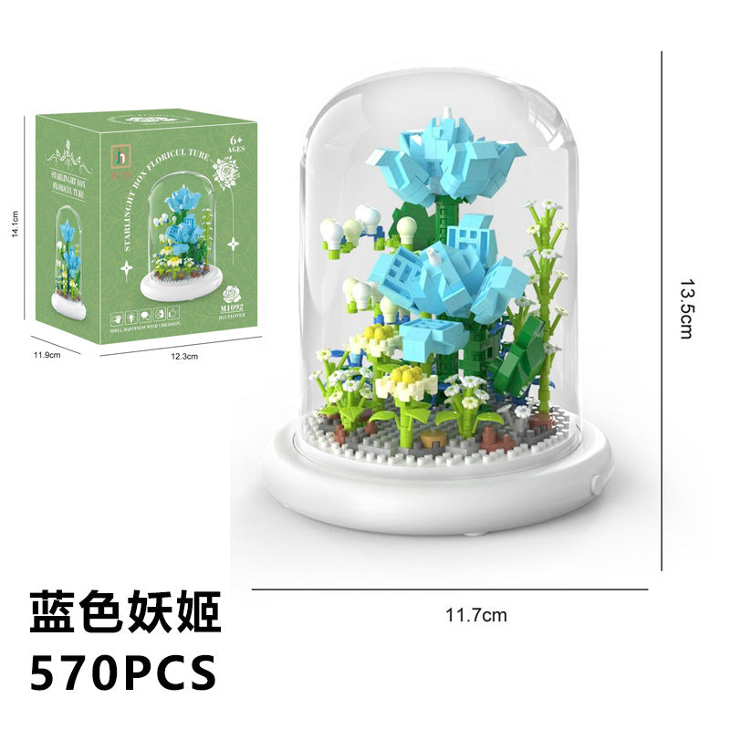 Sunflower Building Block Display Dome