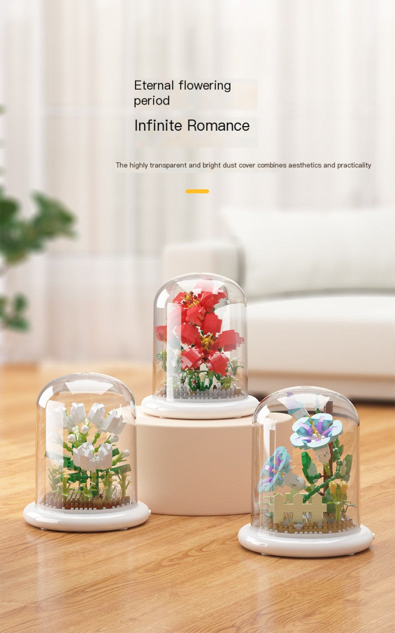 Sunflower Building Block Display Dome