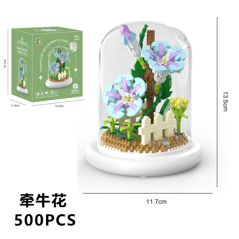 Sunflower Building Block Display Dome