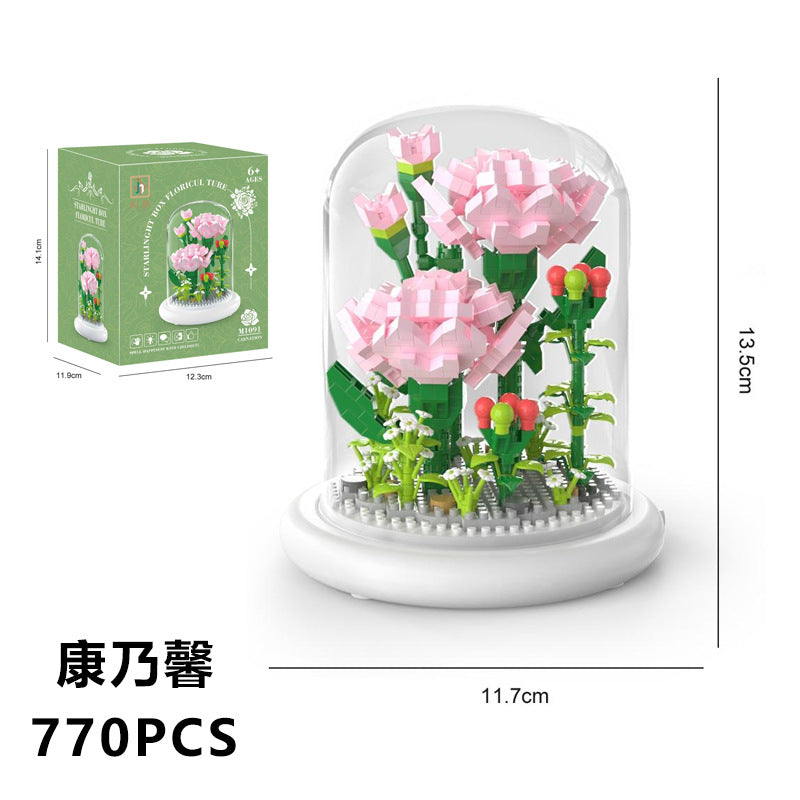 Sunflower Building Block Display Dome